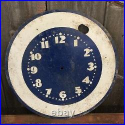 Original Vintage Modern Clock Company Metal Neon Clock Face Sign 20
