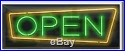 Outdoor XL Retro Open Neon Sign OUTDOOR Jantec 37 x 15 Store Vintage