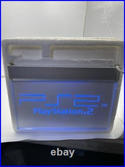 PS2 Sony PlayStation 2 Vintage Official Store Display Sign Works Lights Hangs