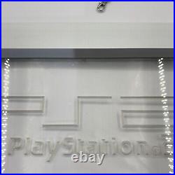 PS2 Sony PlayStation 2 Vintage Official Store Display Sign Works Lights Hangs