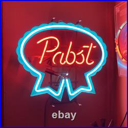 Pabst Blue Ribbon Beer Neon Light Sign 21x 20.5 Vintage PBR. 1983. Bar / Pub Pabst Blue Ribbon Beer Neon Light Sign 21x 20.5 Vintage PBR. 1983. Bar / Pub