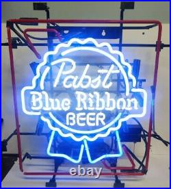 Pabst Blue Ribbon Neon Light Beer sign 24x22 (inches) Vintage