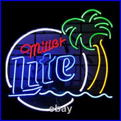 Palm Neon Sign Light Lamp Home Bar Store Pub Decor Vintage Neon Bar Signs 24x20