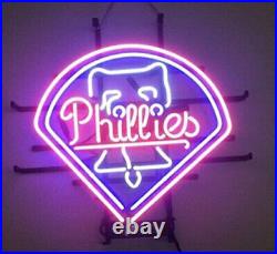 Philadelphia Phillies Vintage Style Neon Sign Shop Club Open Garage Decor 24x20 Philadelphia Phillies Vintage Style Neon Sign Shop Club Open Garage Decor 24x20