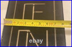 Pink & Green Neon Open Sign Real Neon Tubing. Vintage-80s Neon Colors