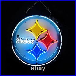 Pittsburgh Football Vintage Style Neon Sign Custom Man Cave Party Artwork 24