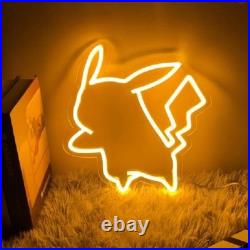 Pocket Monster LED Neon Sign 20x16 Light Man Cave Beer Bar Vintage Wall Decor
