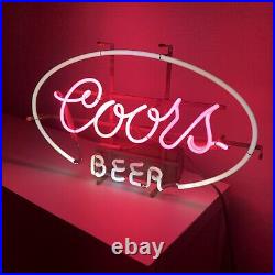 RARE 1960's NEON SIGN COORS BEER Electric Light Neon Bar Fluorescent 24x14 VTG RARE 1960's NEON SIGN COORS BEER Electric Light Neon Bar Fluorescent 24x14 VTG