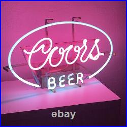 RARE 1960's NEON SIGN COORS BEER Electric Light Neon Bar Fluorescent 24x14 VTG RARE 1960's NEON SIGN COORS BEER Electric Light Neon Bar Fluorescent 24x14 VTG