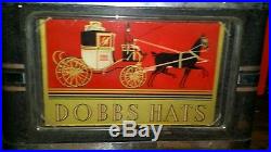 Rare Vintage Dobbs Fifth Avenue Hats Store Sign Neon