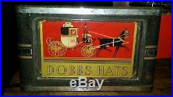 Rare Vintage Dobbs Fifth Avenue Hats Store Sign Neon