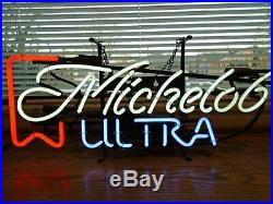 RARE VINTAGE MICHELOB ULTRA NEON LIGHTED SIGNTAVERNBAR25-1/2 x 10-3/4LIGHT