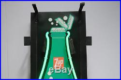 RARE Vintage 7UP ANIMATED LED WITH NEON 7UP BOTTLE SIGN