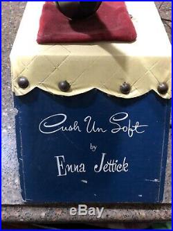 RARE Vintage ENNA JETTICK Shoes Moving Display Store Sign 20x7x14 Tall