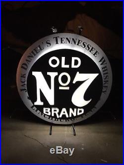 RARE Vintage Jack Daniels Old No 7 Light Up Neon Sign 23