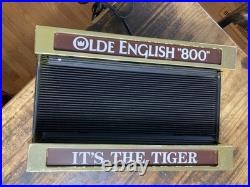 RARE Vintage OLDE ENGLISH 800 Classic Neon Lit Letter Board Beer Sign WORKS