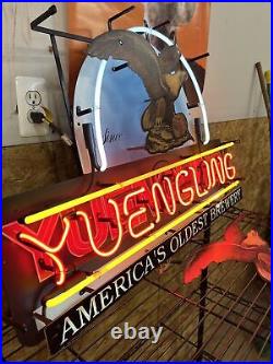 RARE Vintage Yurngling Neon Sign 38x24/ Comes With Replacment Eagle RARE Vintage Yurngling Neon Sign 38x24/ Comes With Replacment Eagle