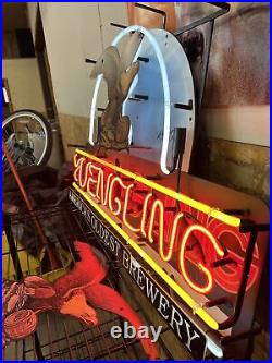 RARE Vintage Yurngling Neon Sign 38x24/ Comes With Replacment Eagle RARE Vintage Yurngling Neon Sign 38x24/ Comes With Replacment Eagle
