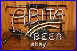 REAL VINTAGE Original Abita Beer Neon Sign 19 X 15 WORKS PERFECT