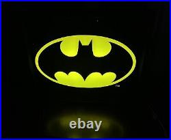 RETAILER VINTAGE BATMAN NEON WALL LIGHT SIGN Sent To Comic Shops By DC 1990s HTF