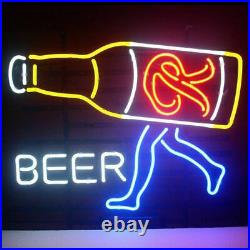 Rainier Beer Runner Vintage Style Neon Sign Display Glass Shop Bar Sign 17x14