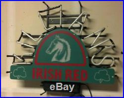 Rare Killian's Irish Red ale Neon sign beer light pub shed vintage horse display
