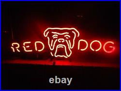 Rare Red Dog Beer Neon Light Sign Vintage