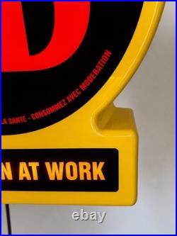 Rare VINTAGE J&B SCOTCH WHISKY BAR PUB NEON FLASHING LIGHT SIGN