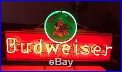 Rare Vintage Anheuser Busch Budweiser King of Beers Neon Light Sign 31