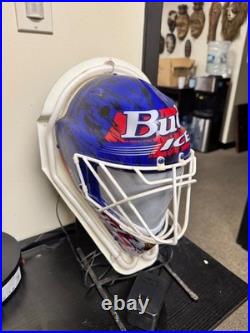 Rare Vintage Bud Ice Hockey Mask Neon Sign IT WORKS