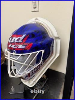 Rare Vintage Bud Ice Hockey Mask Neon Sign IT WORKS