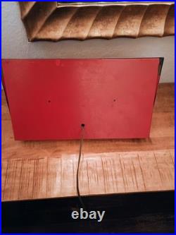 Rare Vintage Coca Cola Light Up Sign Pause Refresh Hanover Neon