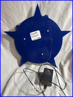 Rare Vintage Lone Star Light Beer Bar Lighted Neon Plastic Sign Working