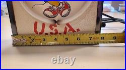 Rare Vintage Mickey Mouse Made In The USA Neon Lighted Counter Wall Sign
