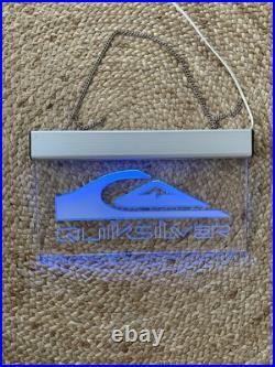 Rare Vintage Quiksilver Neon Sign Classic SurfLogo LED Light 38x22cm Collectible Rare Vintage Quiksilver Neon Sign Classic SurfLogo LED Light 38x22cm Collectible
