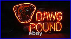 Red Dawg Pound Room Gift Display Bar Acrylic Vintage Neon Light Sign 17