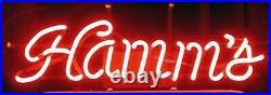 Red Hamm's Display Neon Light Sign Vintage Shop Window Decor