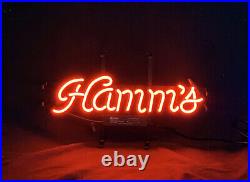 Red Hamm's Display Neon Light Sign Vintage Shop Window Decor