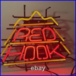 Red Hook Beer Neon Sign Vintage Collection Authentic 22x17 RED WORKS Red Hook Beer Neon Sign Vintage Collection Authentic 22x17 RED WORKS