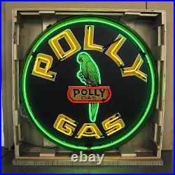 Retro Gas Polly Art Deco Marquee Neon Sign Vintage Business Light 36x36x6 Retro Gas Polly Art Deco Marquee Neon Sign Vintage Business Light 36x36x6
