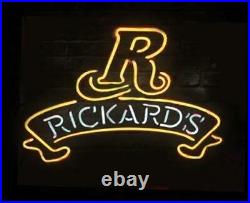 Rickards Neon Beer Sign Custom Neon Light Vintage Display Shop Garage 17