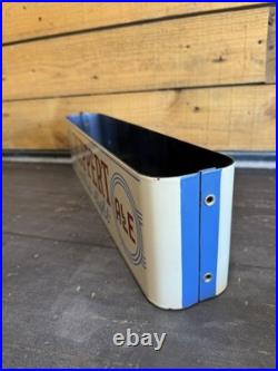 Ruppert Beer Old Porcelain Advertising Sign Dbl Sided Neon Can Vintage Signs