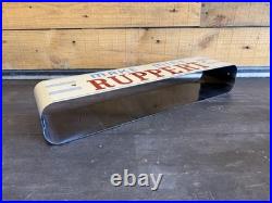 Ruppert Beer Old Porcelain Advertising Sign Dbl Sided Neon Can Vintage Signs