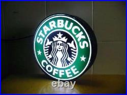 STARBUCKS Neon Sign Light Diameter 12.1inch Depth 2.5inch vintage