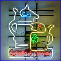 Schultz & Dooley Vintage Neon Light Sign 24x20 Beer Bar Cave Restaruant Decor