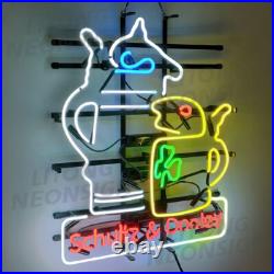 Schultz & Dooley Vintage Neon Light Sign 24x20 Beer Bar Cave Restaruant Decor