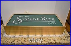 Sharp Vtg THE STRIDE RITE SHOE Light Up Sign by Neon Products Inc. Lima Ohio