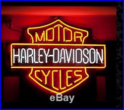 Sign Neon HARLEY DAVIDSON Light American Vintage Bar Garage