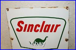 Sinclair Gasoline Oil Porcelain Enamel Signs Gas Pump Vintage Style Advertising