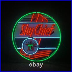 Sky Chief Gasoline Neon Light Window Shop Vintage Neon Free Expedited Shipping